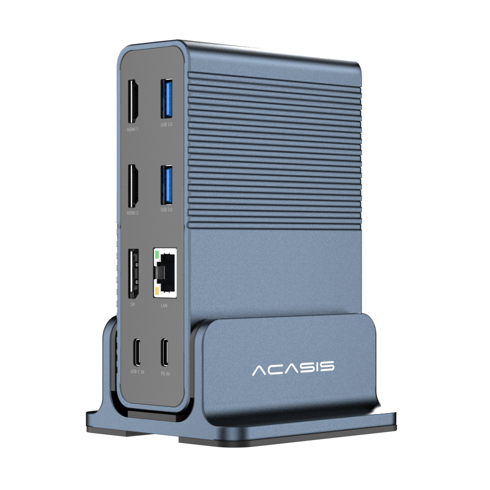 ACASIS 15-in-1 USB C Docking Station, 4K HDMI, DP 4K@60 HZ