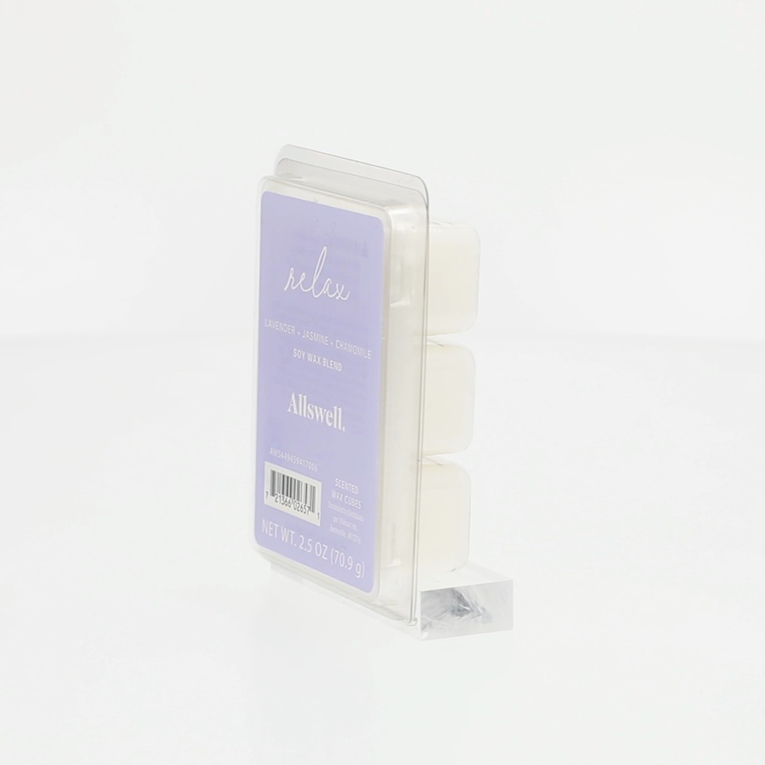 Allswell Relax Wax Melts 6-Cube Lavender Jasmine Chamomile Soy