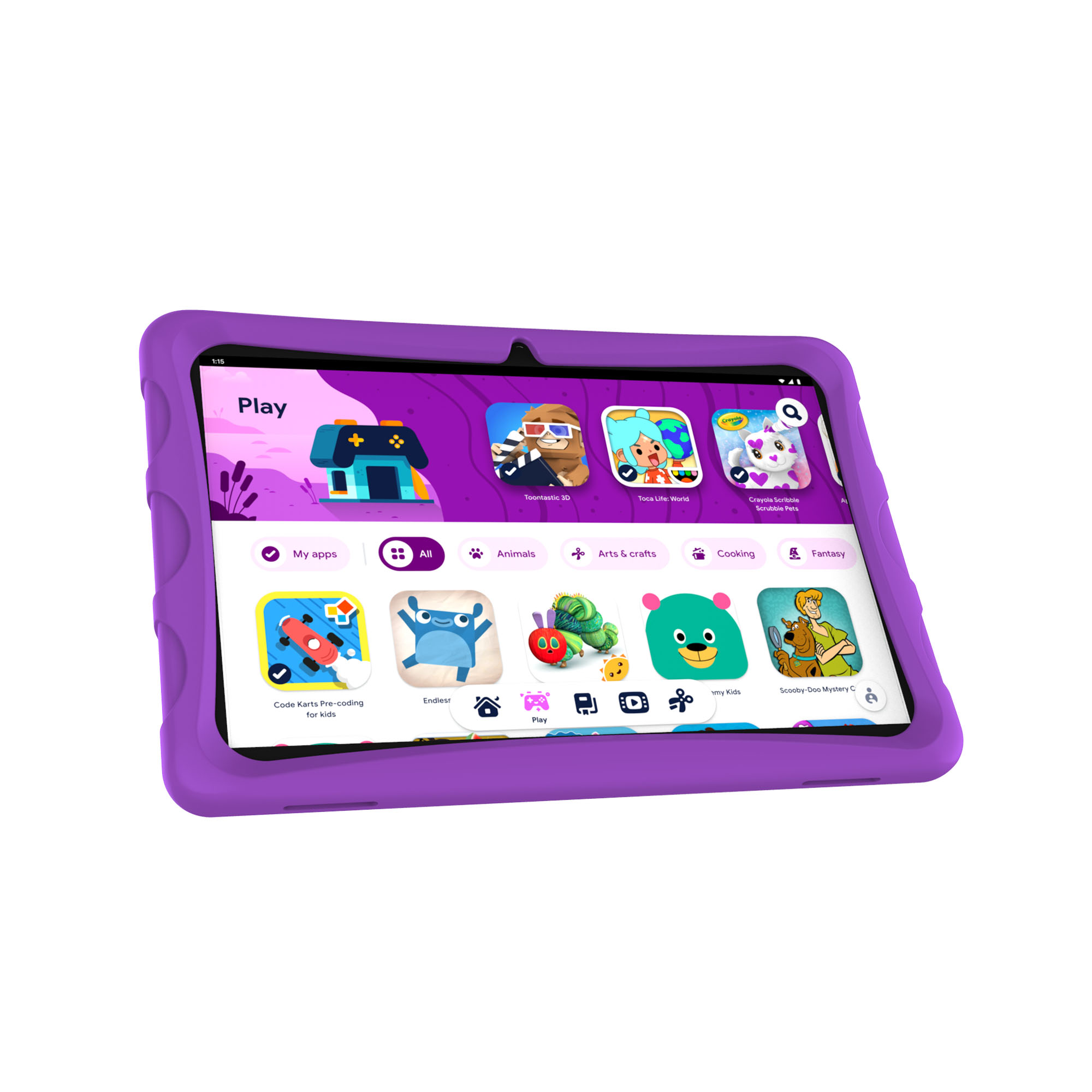 onn. 10.1 Kids Tablet, 32GB (2022 Model), 2.0 GHz Quad-Core Processor,  Jade Ming