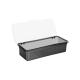 thumbnail video image 2 of Countertop Cutlery Storage Container Niriyo Plastic Utensil Organizer Box with Lid for Silverware, Chopsticks, 2 of 9