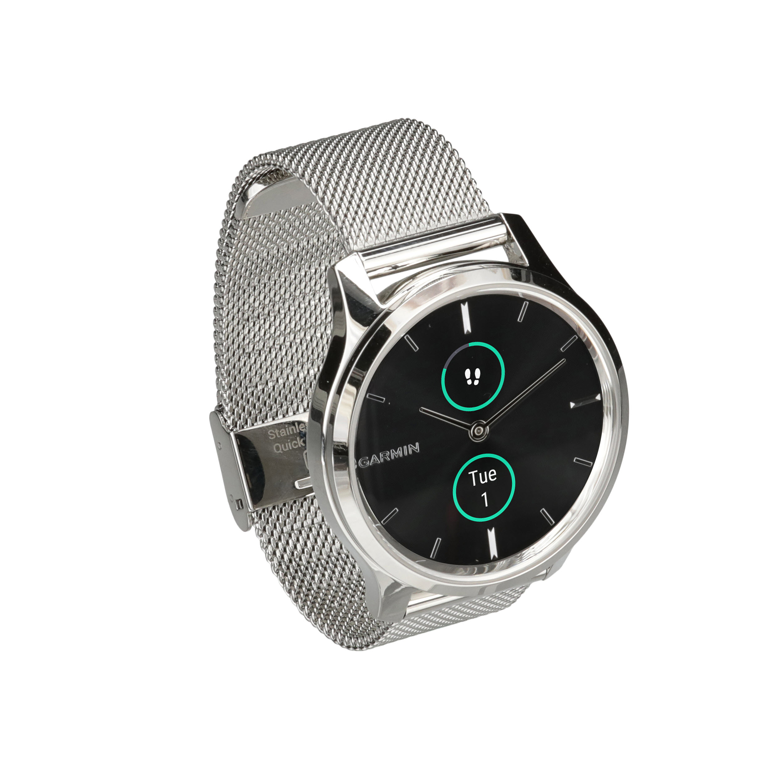 Garmin vivomove® Luxe Milanese with Silver Hardware - Walmart.com