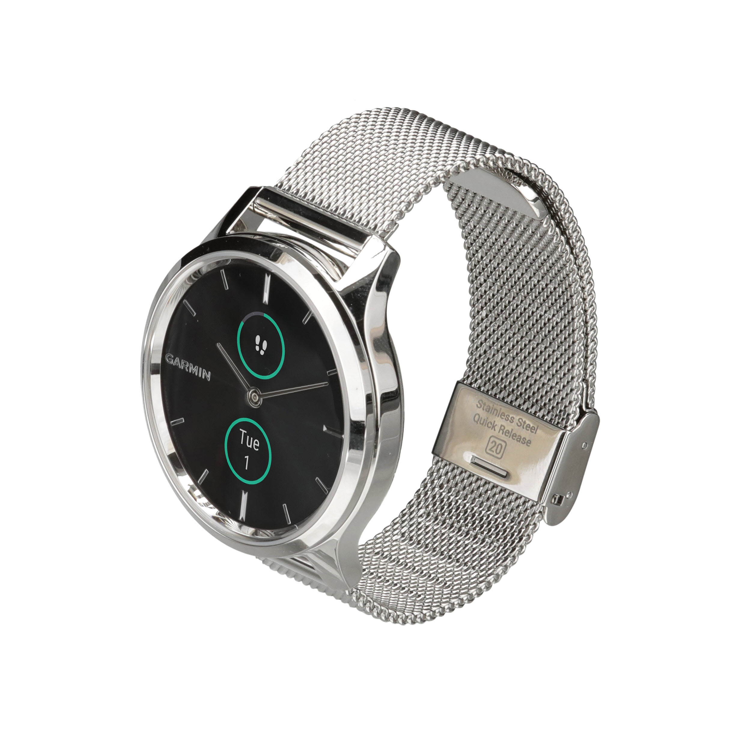 Garmin vivomove® Luxe Milanese with Silver Hardware - Walmart.com