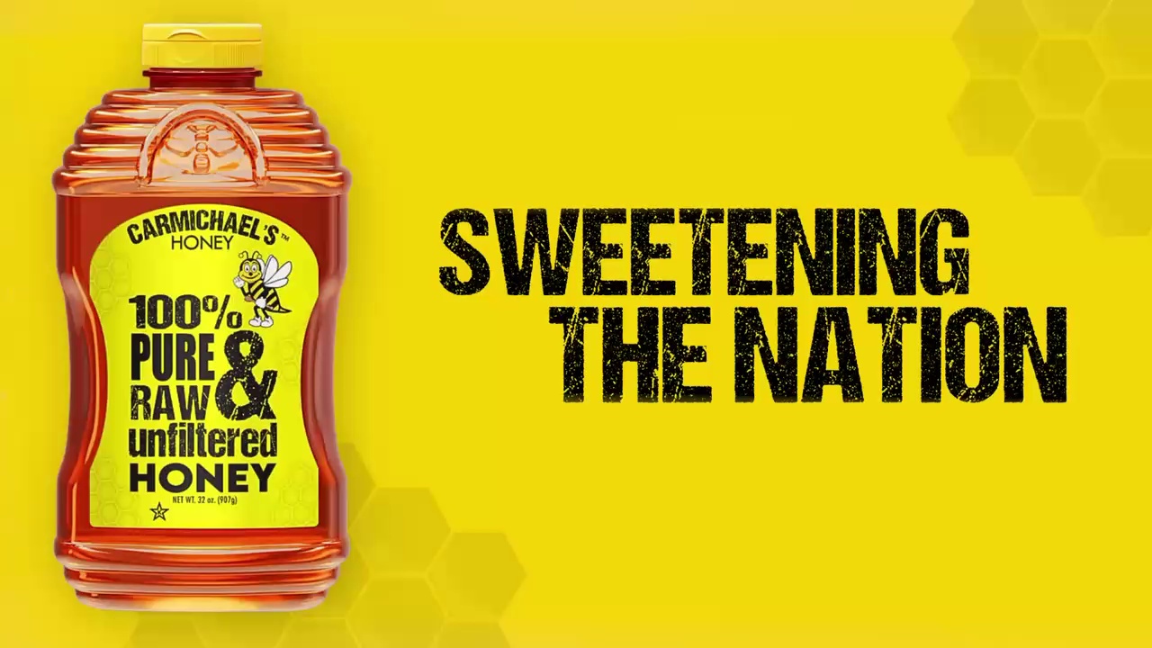 Carmichael's Honey Organic Raw Unfiltered Honey, 40 oz Squeeze