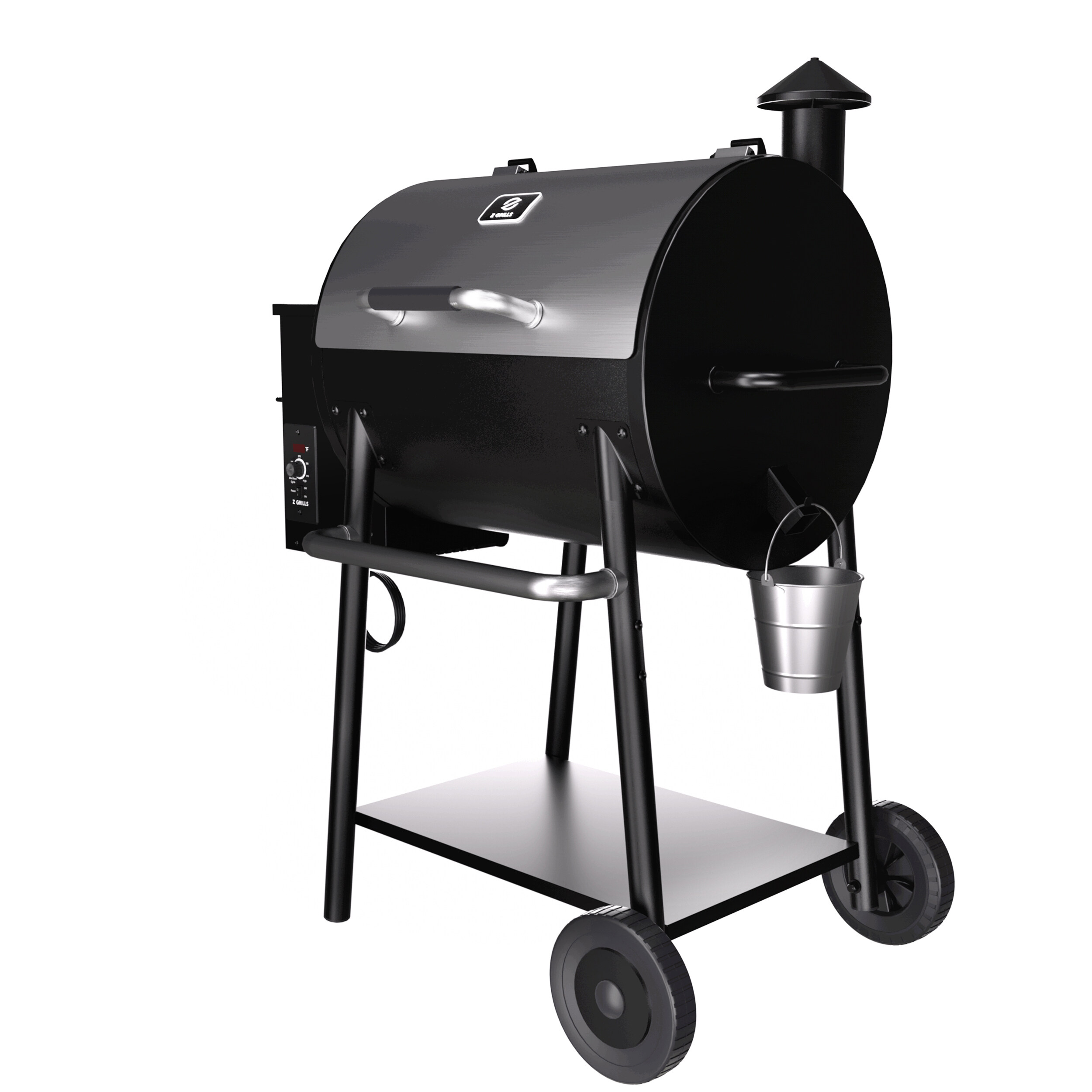 Z GRILLS Wood Pellet Grill Smoker with 590 sq. in., 8-in-1