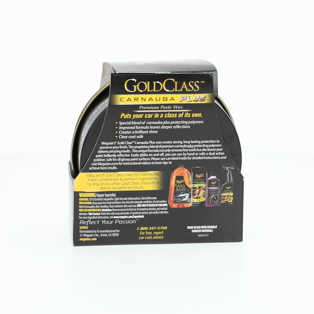 Meguiar's, Carnauba Plus Paste Wax, G7014J, 11 oz for Gloss