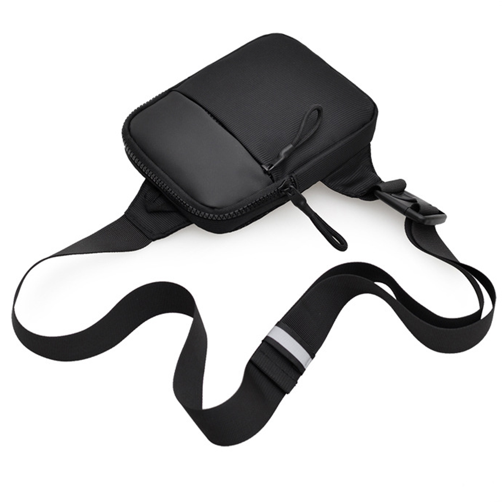 thumbnail video image 2 of Entchin Mini Crossbody Sling Bag Chest Bag Water Resistant Phone Holder for Men Women WalkingTravelling, 2 of 9
