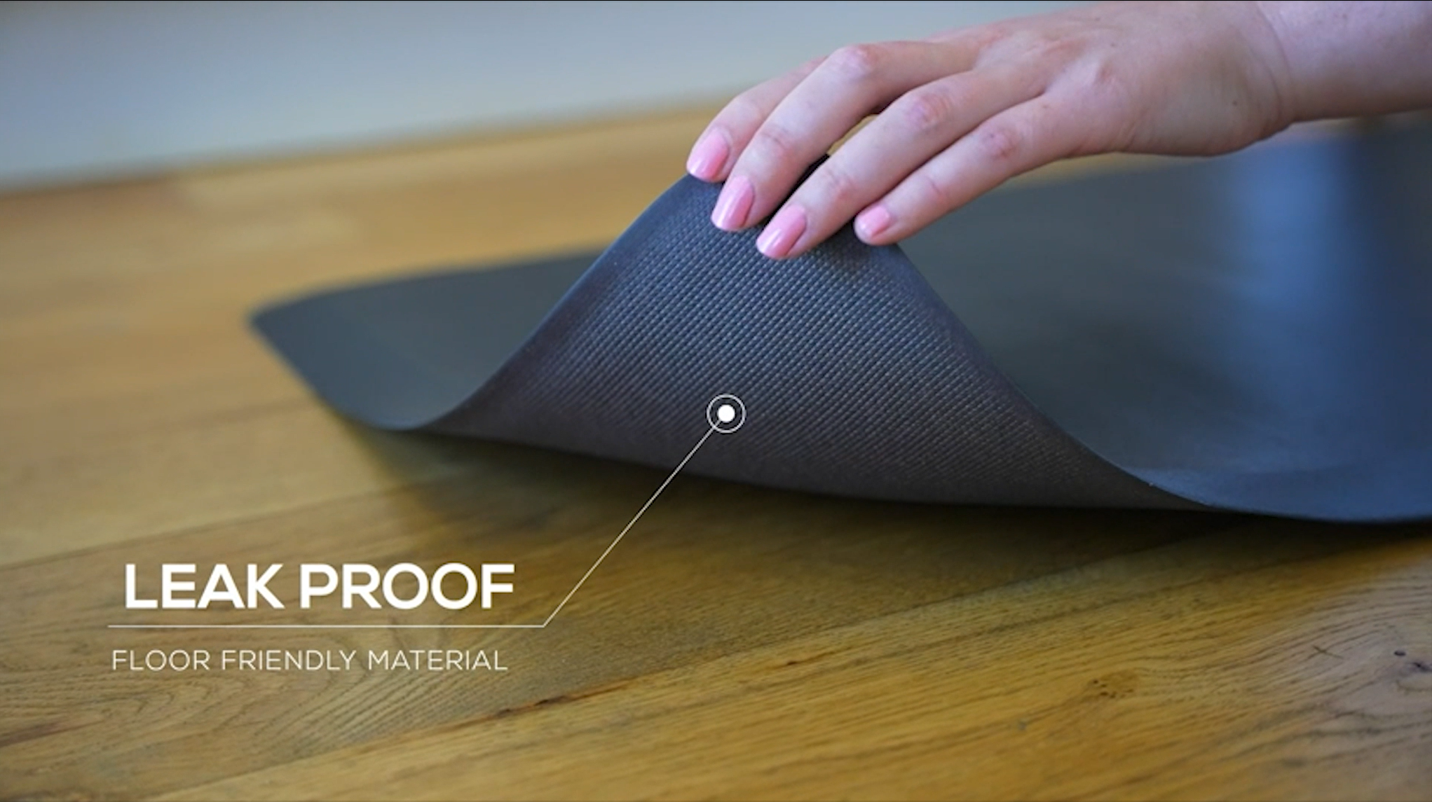 thumbnail video image 2 of Anti Fatigue Rug, Kitchen Mat for Floor, Waterproof, Non Slip, Standing and Comfort Desk/Floor Mats for House Sink Office (Grey, 17.3"x47.2" - 0.47 inch), 2 of 6