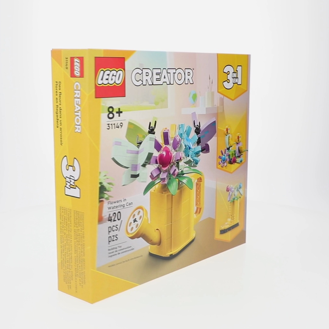 Free Shipping! LEGO Flowers in Watering Can 3-in-1 Building Toy