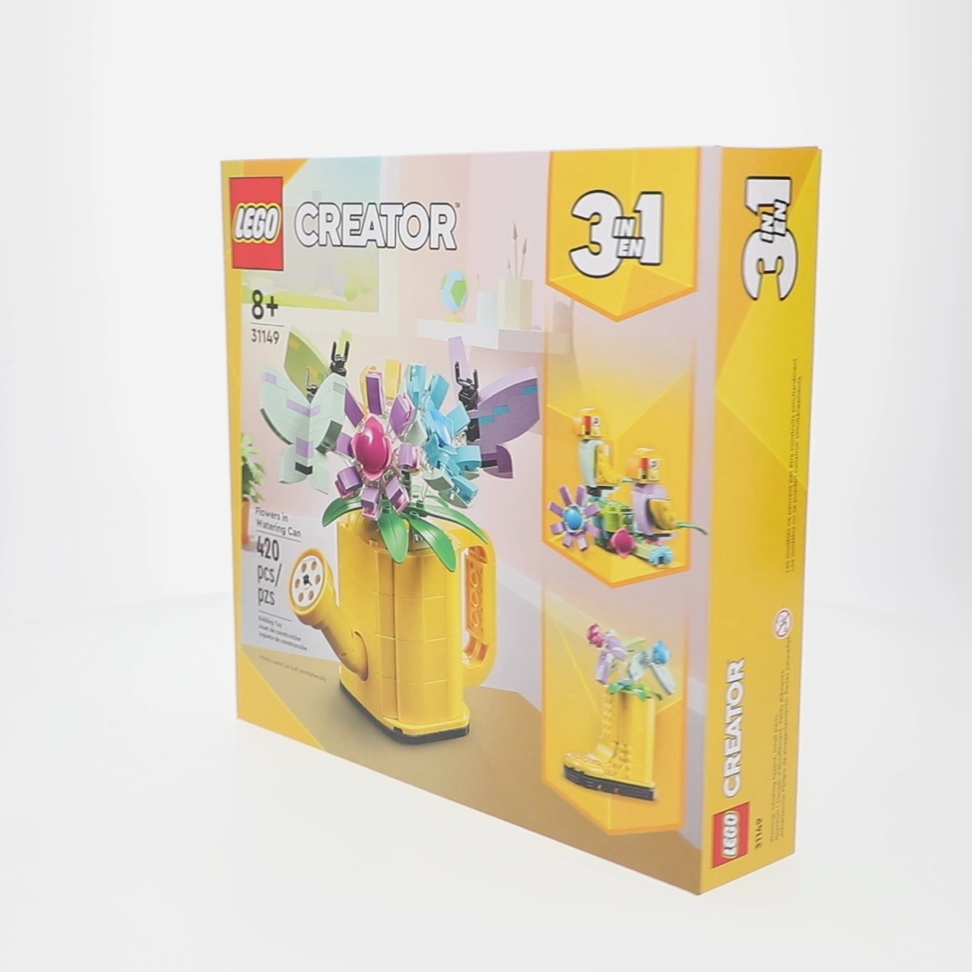 Free Shipping! LEGO Flowers in Watering Can 3-in-1 Building Toy