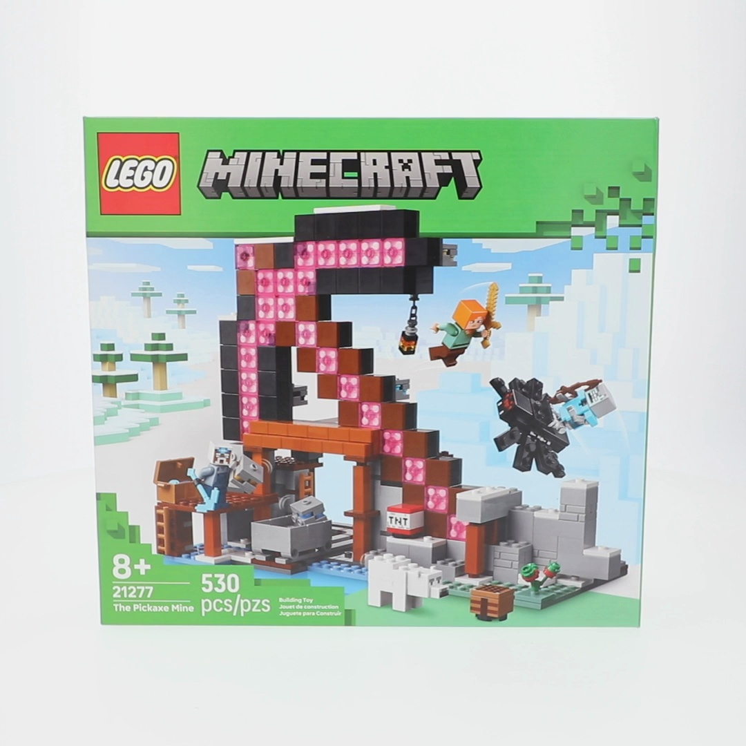 LEGO Minecraft the Pickaxe Mine, 21277, Creative Building Set for