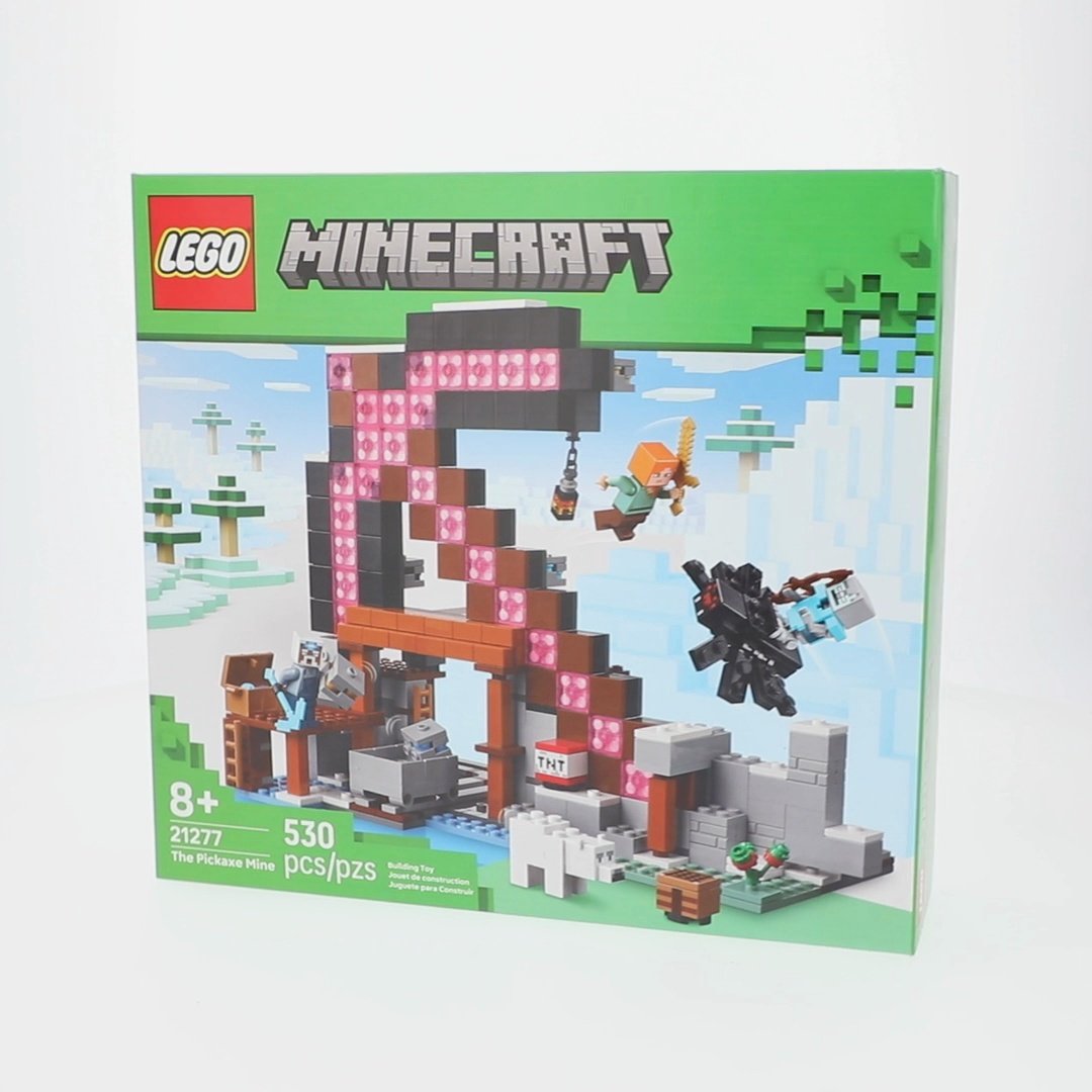 LEGO Minecraft the Pickaxe Mine, 21277, Creative Building Set for