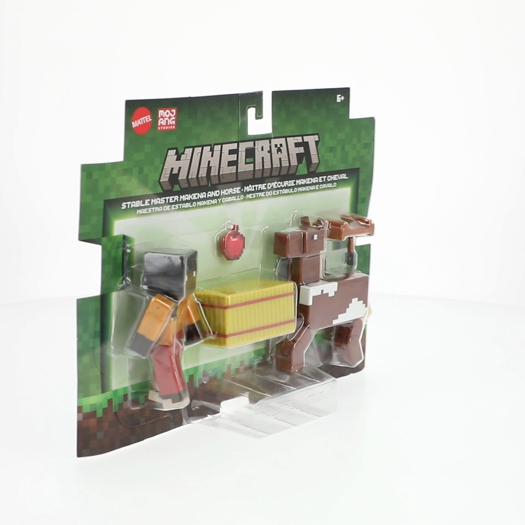 Minecraft Action Figures & Accessories 2-Pack, Horse Jockey