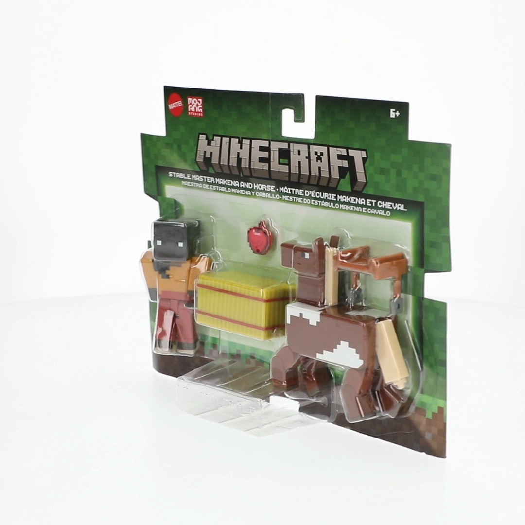Minecraft Action Figures & Accessories 2-Pack, Horse Jockey