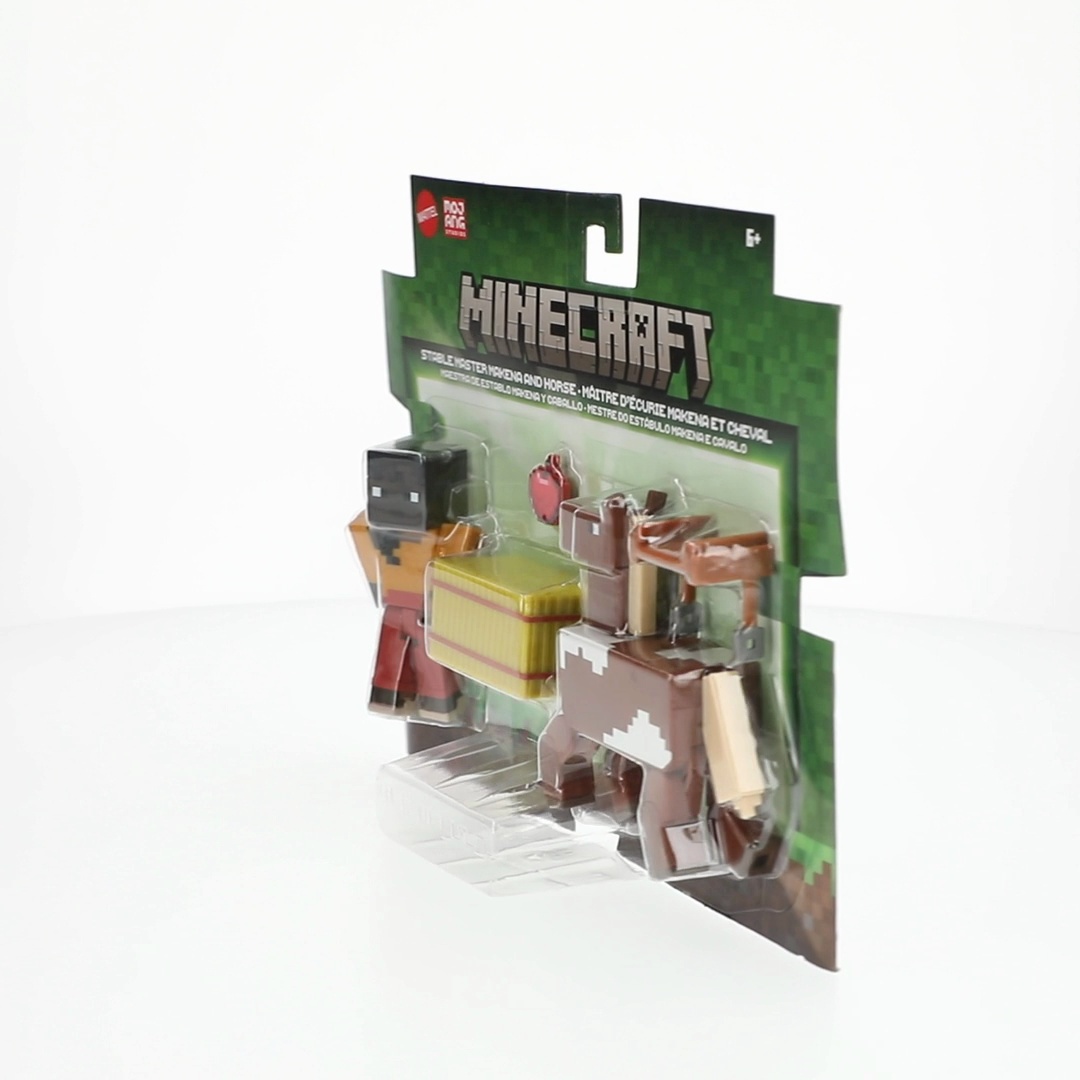 Minecraft Action Figures & Accessories 2-Pack, Horse Jockey