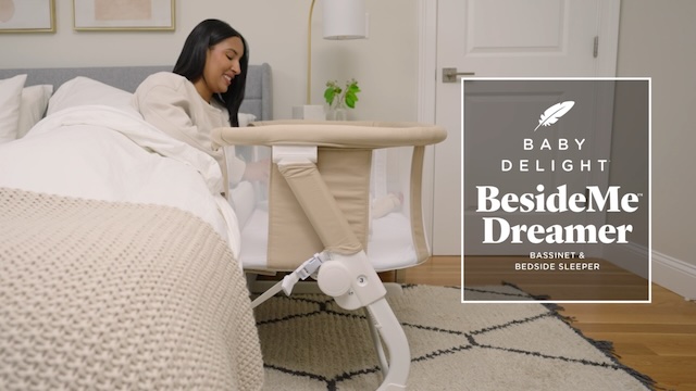 thumbnail video image 2 of Go With Me Eclipse Deluxe Portable Playard with Canopy - Blue Wave (Unisex), 2 of 9