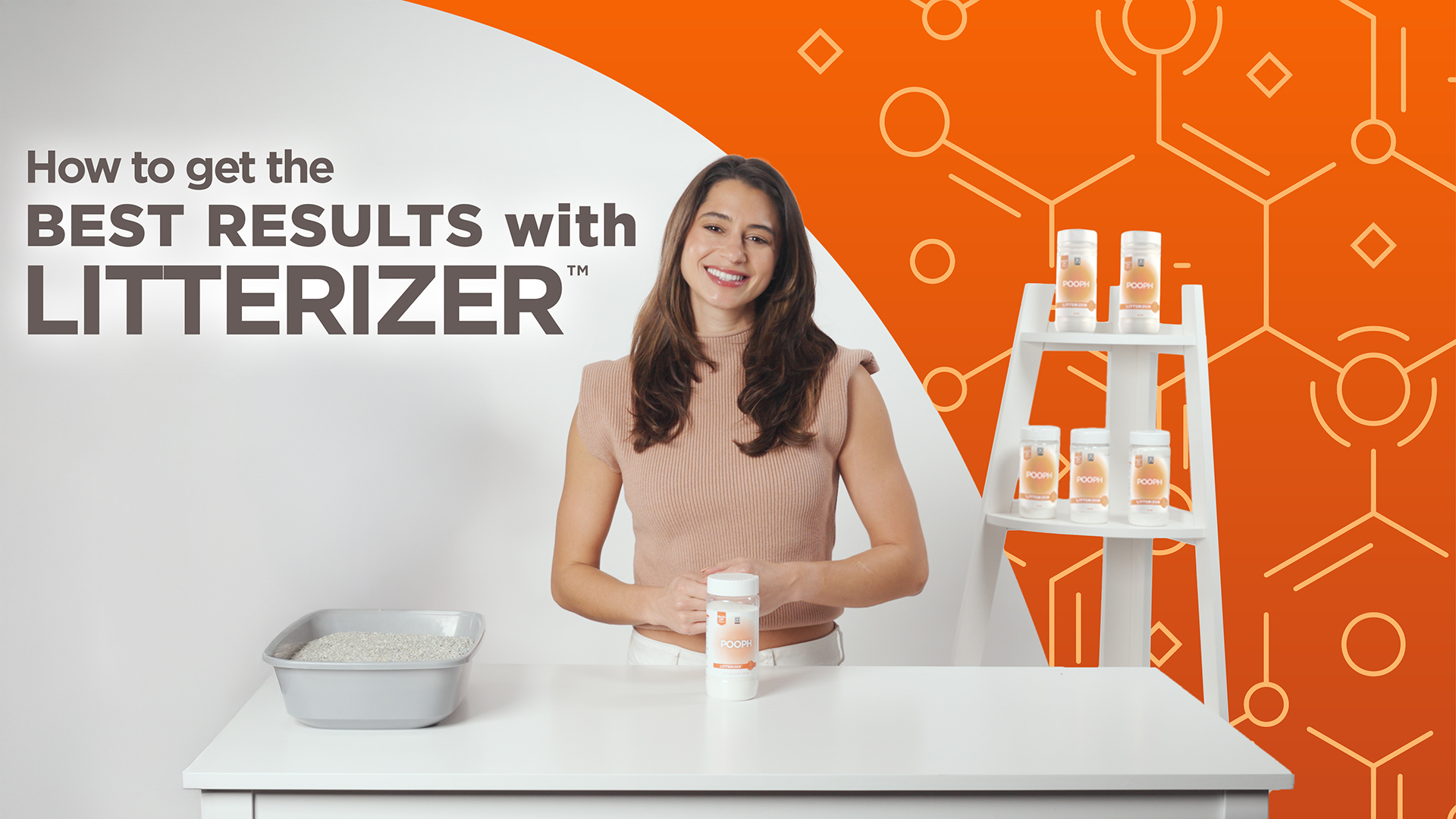 thumbnail video image 2 of Pooph Litterizer 12oz Litter Additive, 2 of 12