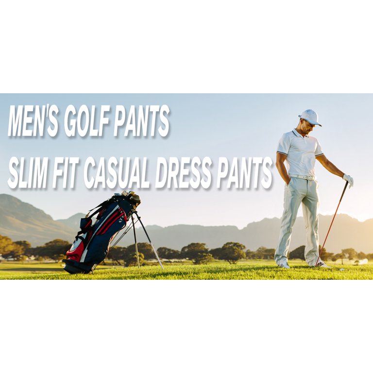 dry fit dress pants Nike Dri Fit Men's Dress Pants Size 35 Black Golf Straight Leg Stretch 36x35.5