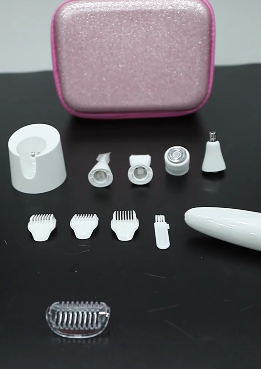 thumbnail video image 2 of SZZJKJ Epilator for Women， 5 in 1 Shaver for Women，Waterproof Wet and Dry，Wireless Electric Razors for Women(white), 2 of 10