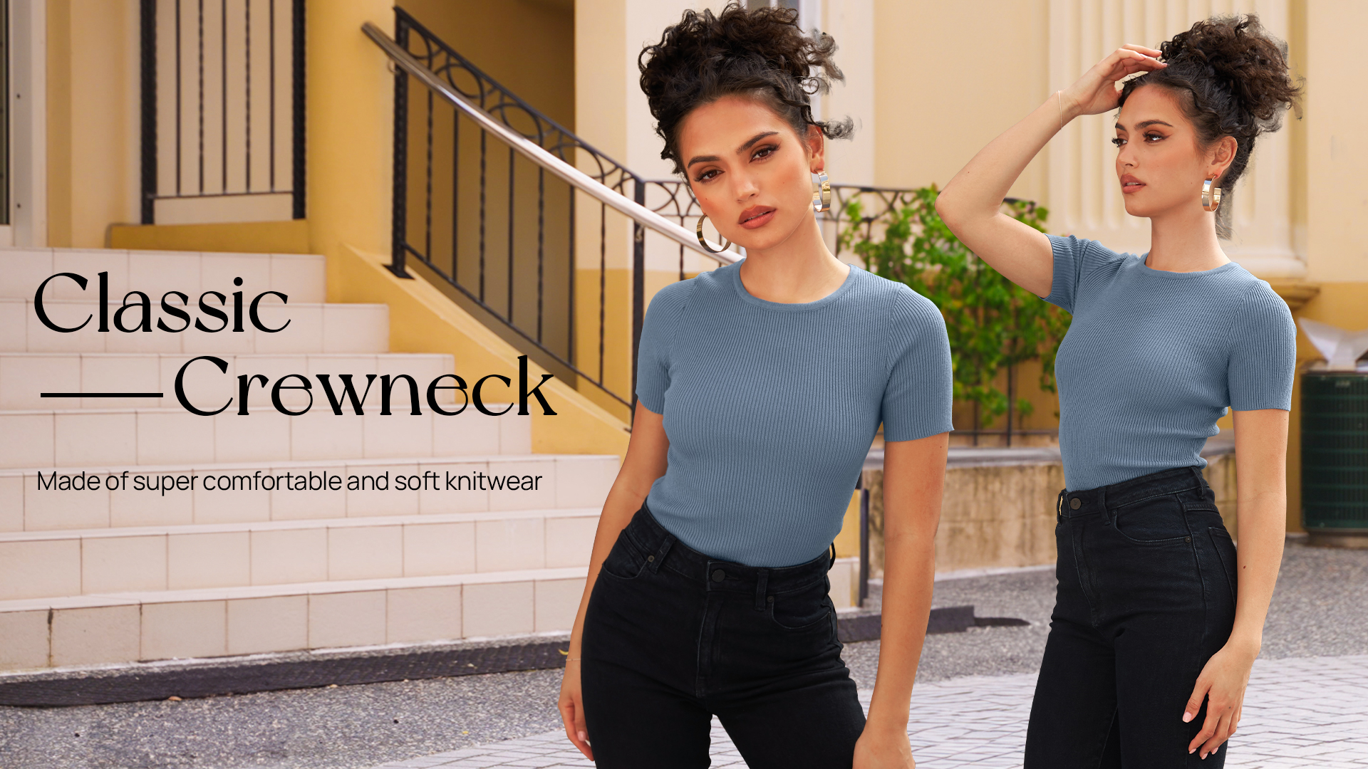 thumbnail video image 2 of Merokeety Womens Summer Bodysuit Ribbed Business Casual Bodysuits Black m, 2 of 5
