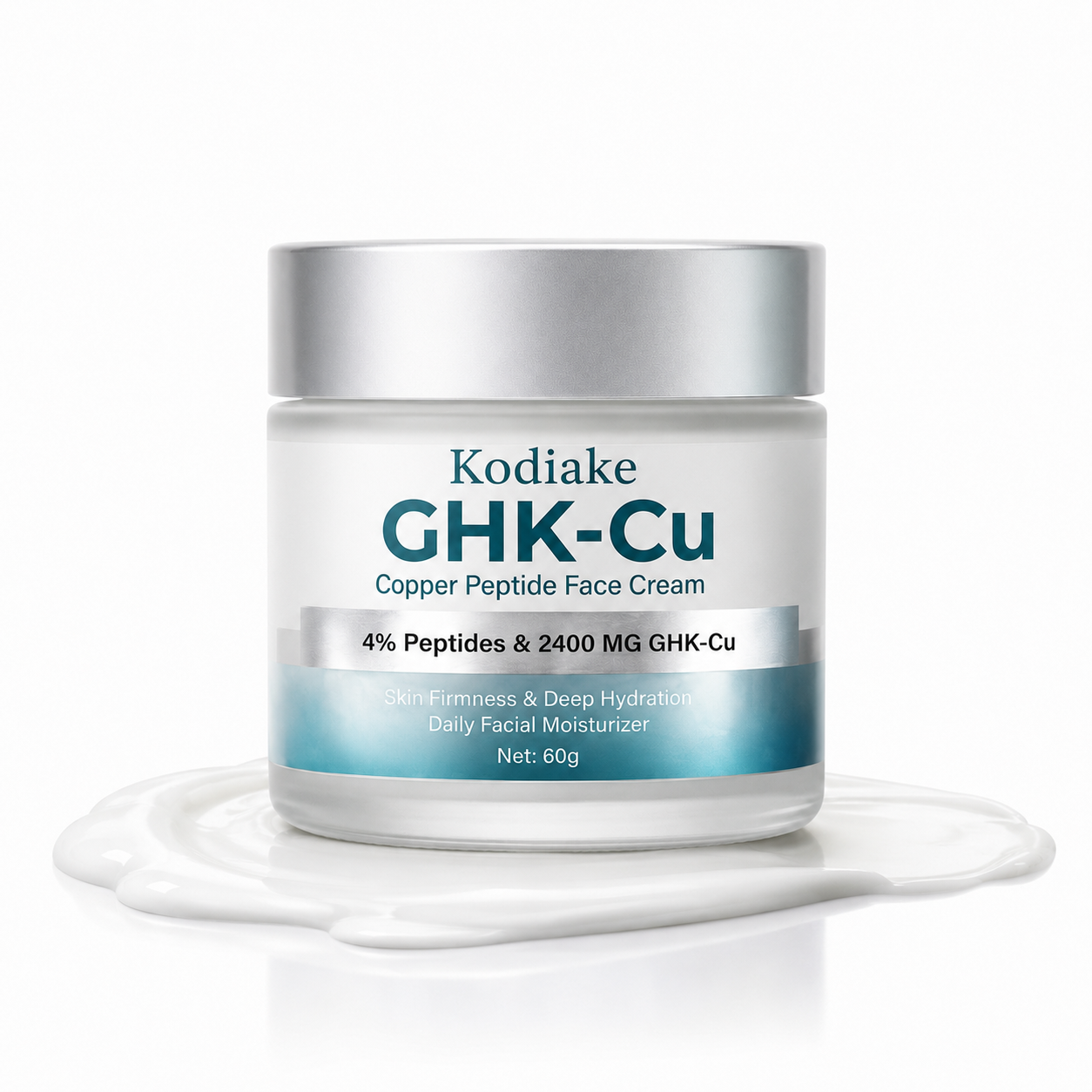thumbnail video image 2 of Kodiake GHK-Cu Copper Peptide Face Cream 60g, 4% Peptides Daily Facial Moisturizer for Skin Firmness, Deep Hydration and Youthful Look, 2 of 9