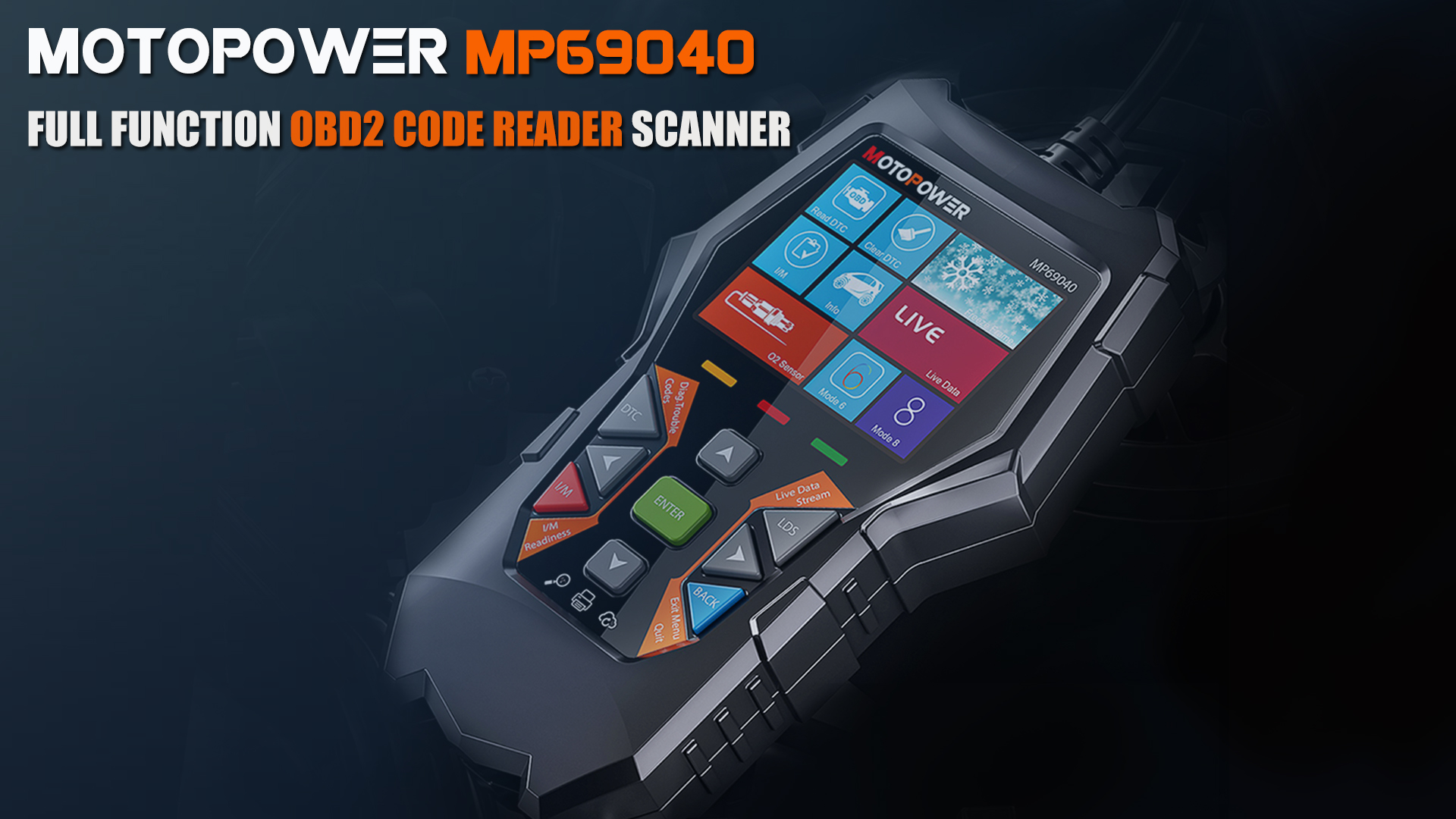 Motopower Car OBD2 Scanner Check Engine Fault Code Reader Diagnostic ...