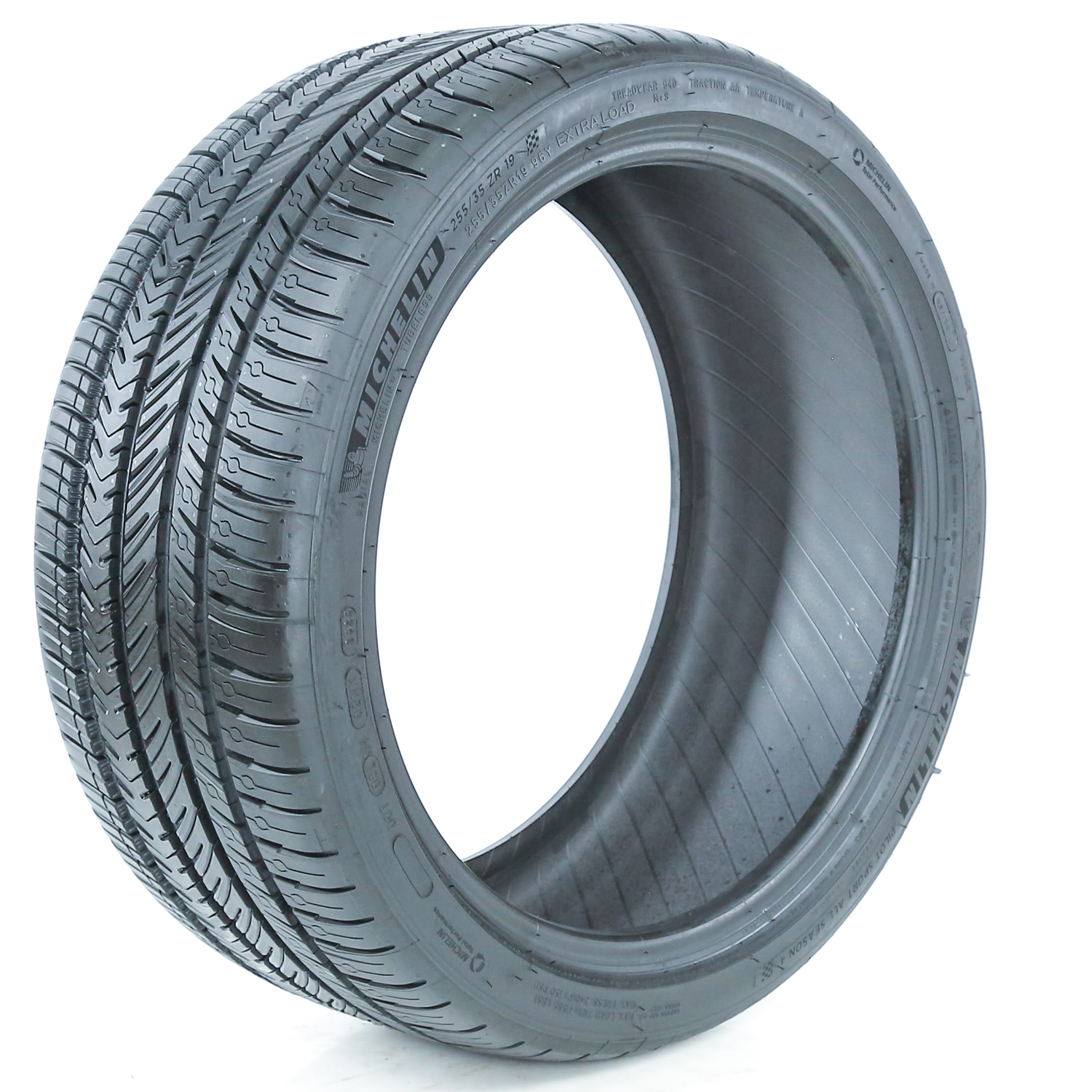 Michelin Pilot Sport All Season 4 Tire, 255/35ZR19 XL 96Y, Ultra