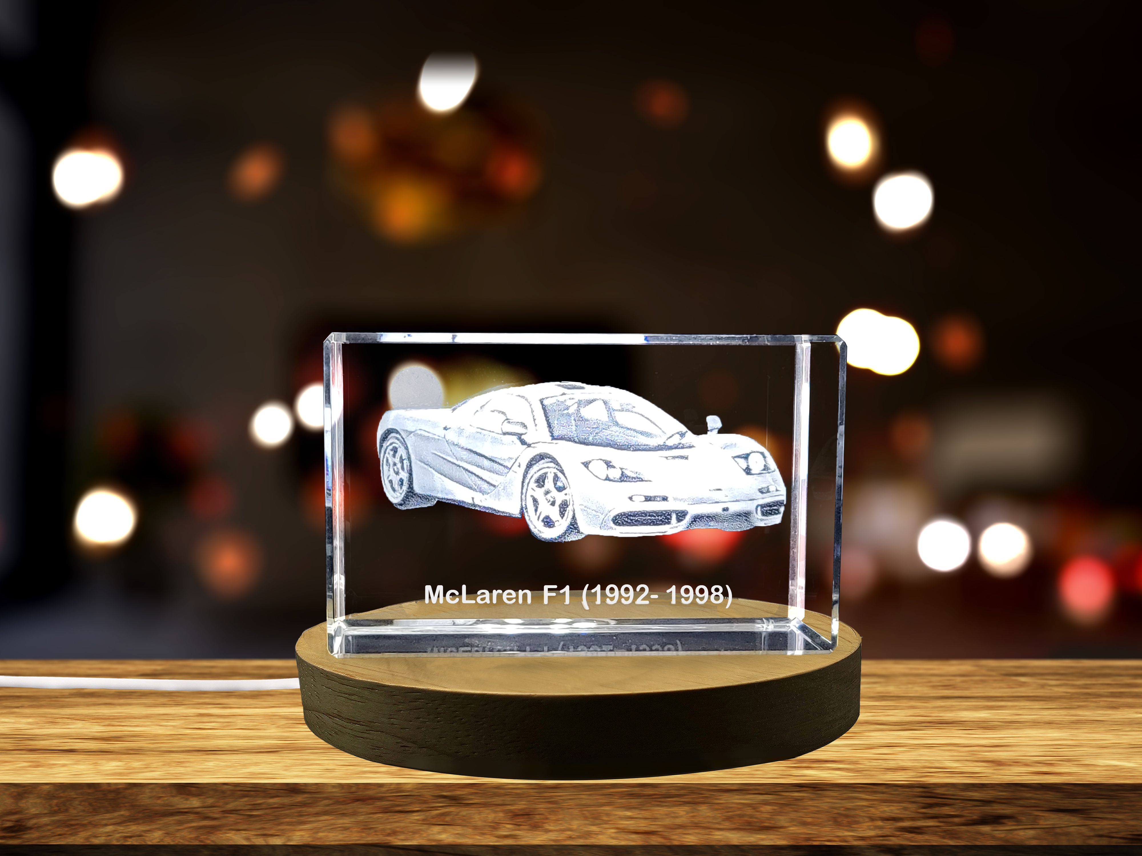 thumbnail video image 2 of McLaren F1 Supercar Collectible Crystal Sculpture | Seminal 1992-1998 Road & Track Legend, 2 of 7