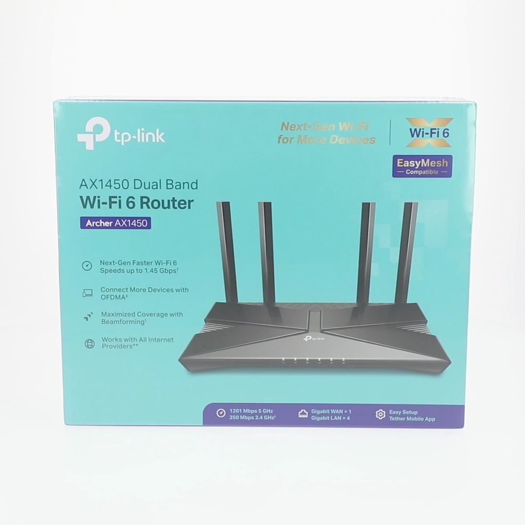 TP-Link Archer AX1450 Wi-Fi 6 Home System | Dual-Band Wireless