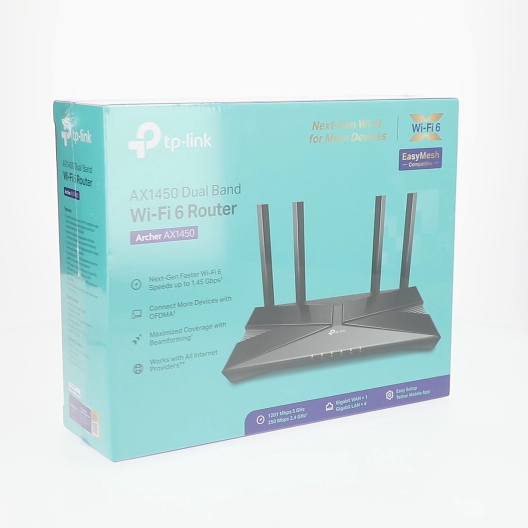 TP-Link Archer AX1450 Wi-Fi 6 Home System | Dual-Band Wireless