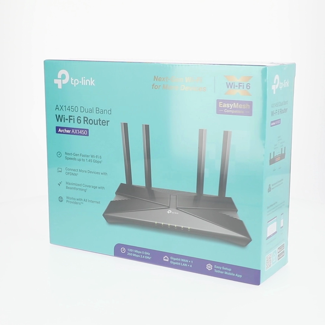 TP-Link Archer AX1450 Wi-Fi 6 Home System | Dual-Band Wireless