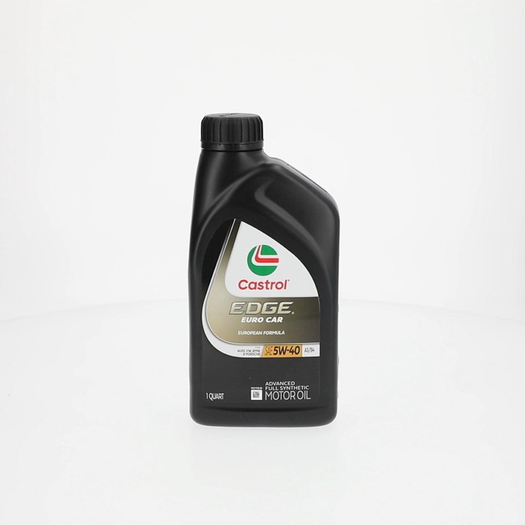 Castrol EDGE Euro 5W-40 A3/B4 Advanced Full Synthetic Motor Oil, 1
