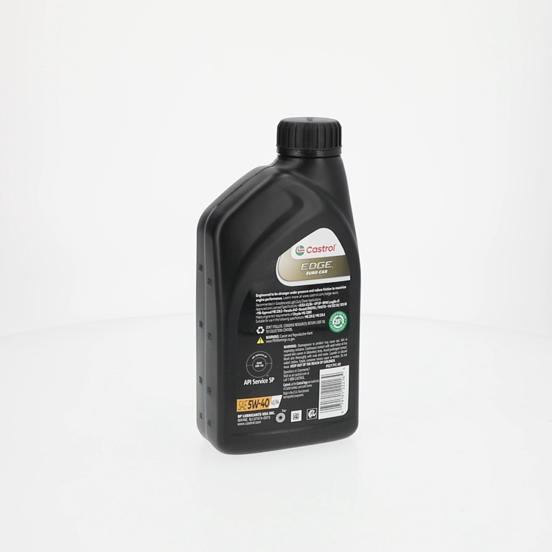 2 pack) Castrol EDGE Euro 5W-40 A3/B4 Advanced Full Synthetic