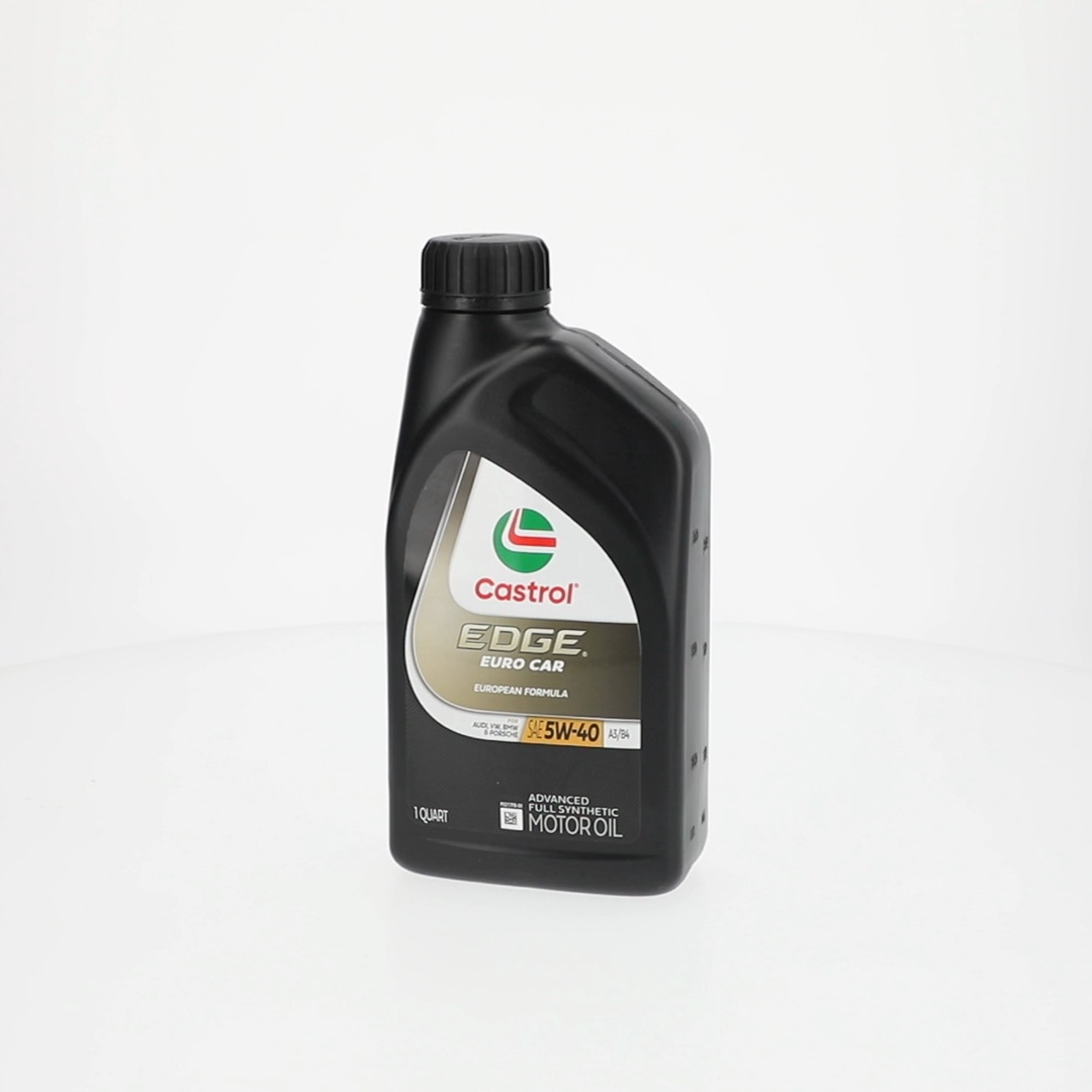 Castrol EDGE Euro 5W-40 A3/B4 Advanced Full Synthetic Motor Oil, 1