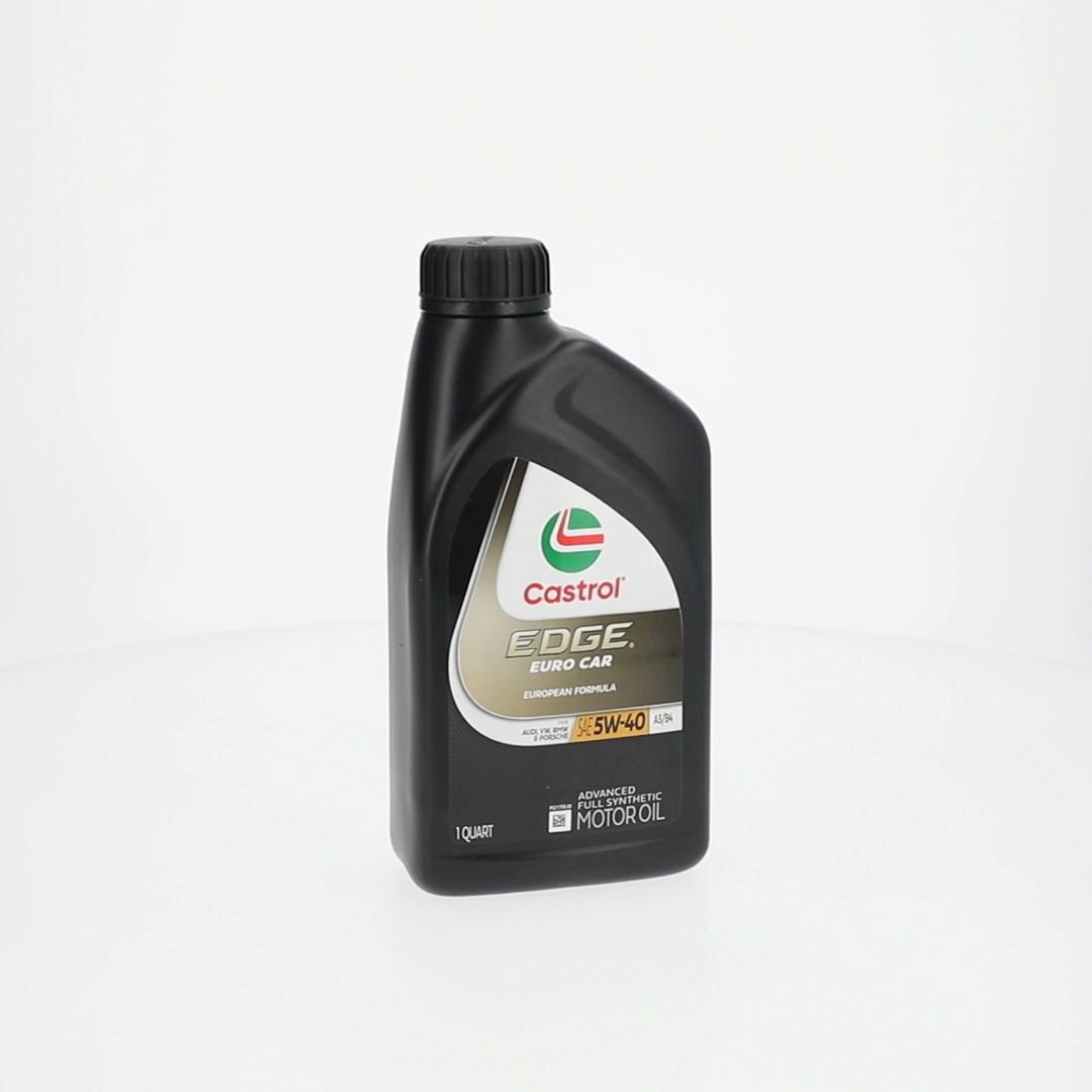 Castrol EDGE Euro 5W-40 A3/B4 Advanced Full Synthetic Motor Oil, 1