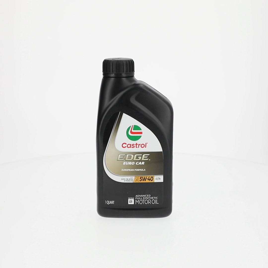 Castrol EDGE Euro 5W-40 A3/B4 Advanced Full Synthetic Motor Oil, 1