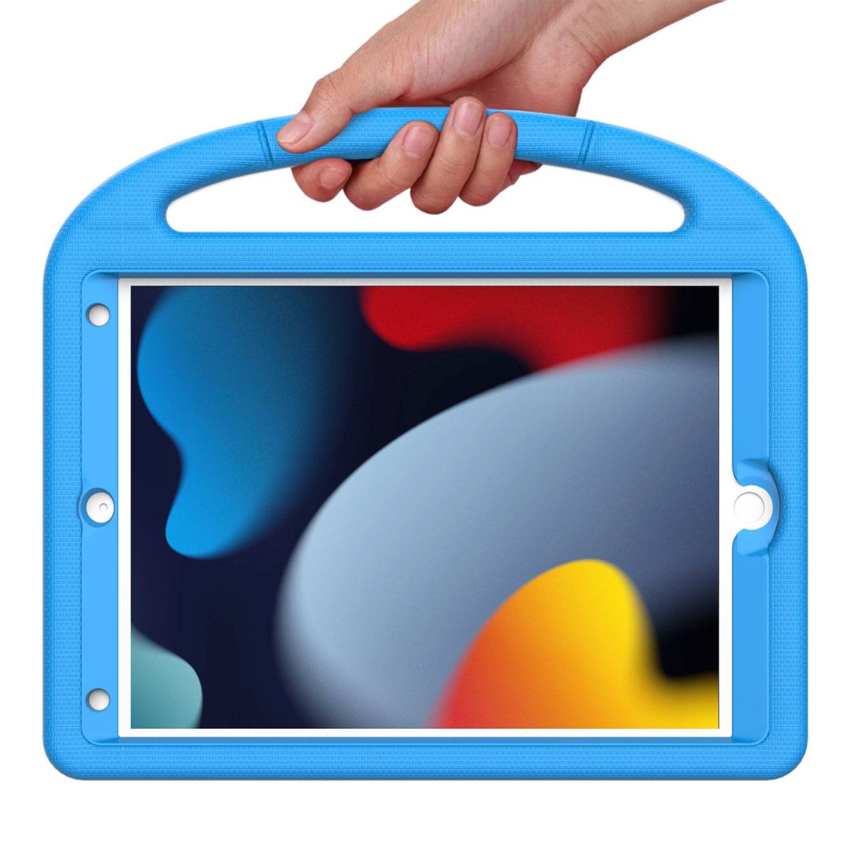 thumbnail video image 2 of TOEVEK Kids Case for iPad 9th/8th/7th Generation (2021/2020/2019) 10.2-inch, iPad Air 3rd Gen/iPad Pro 10.5", Red, 2 of 5