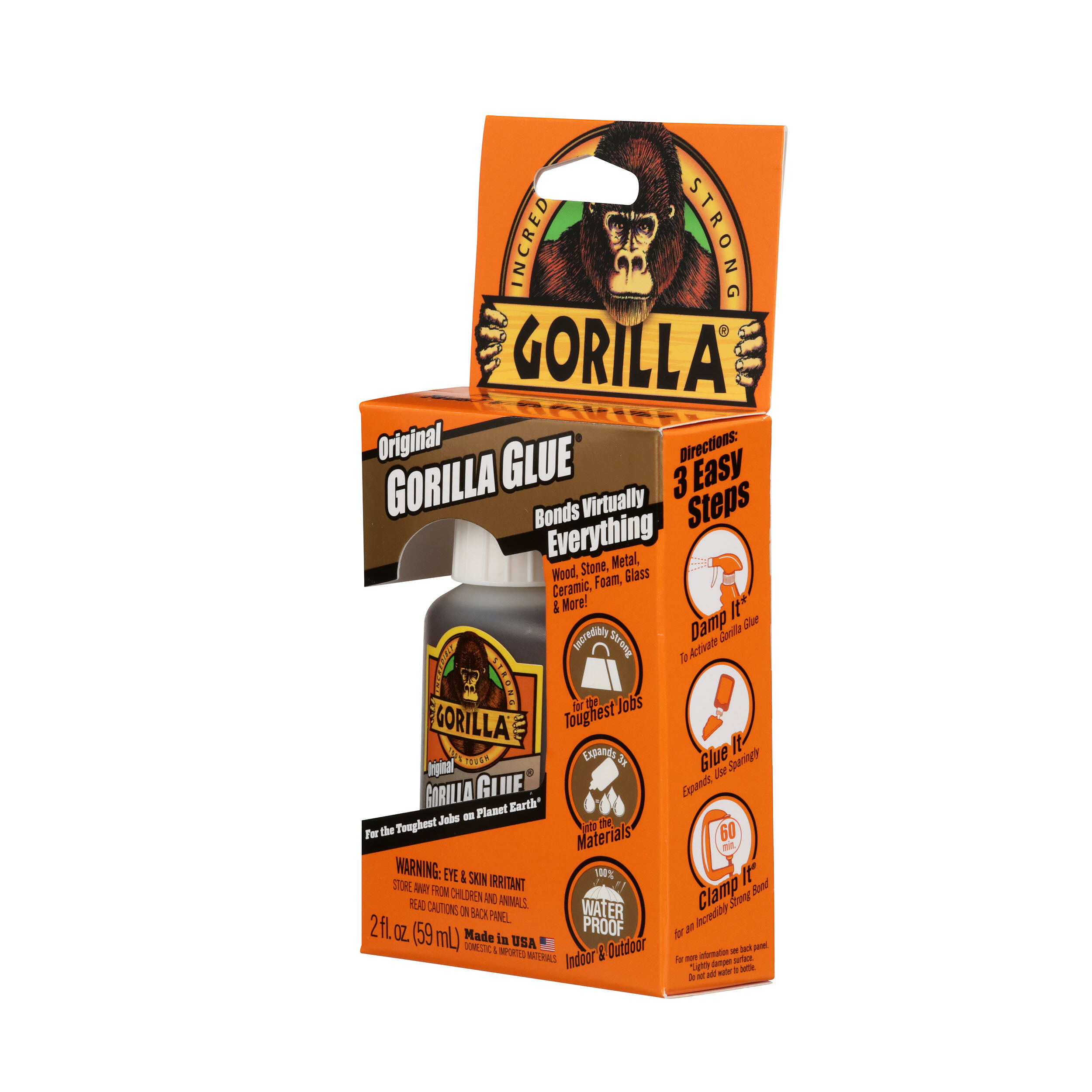 Gorilla 2 oz. Brown Original Glue 269 - The Home Depot