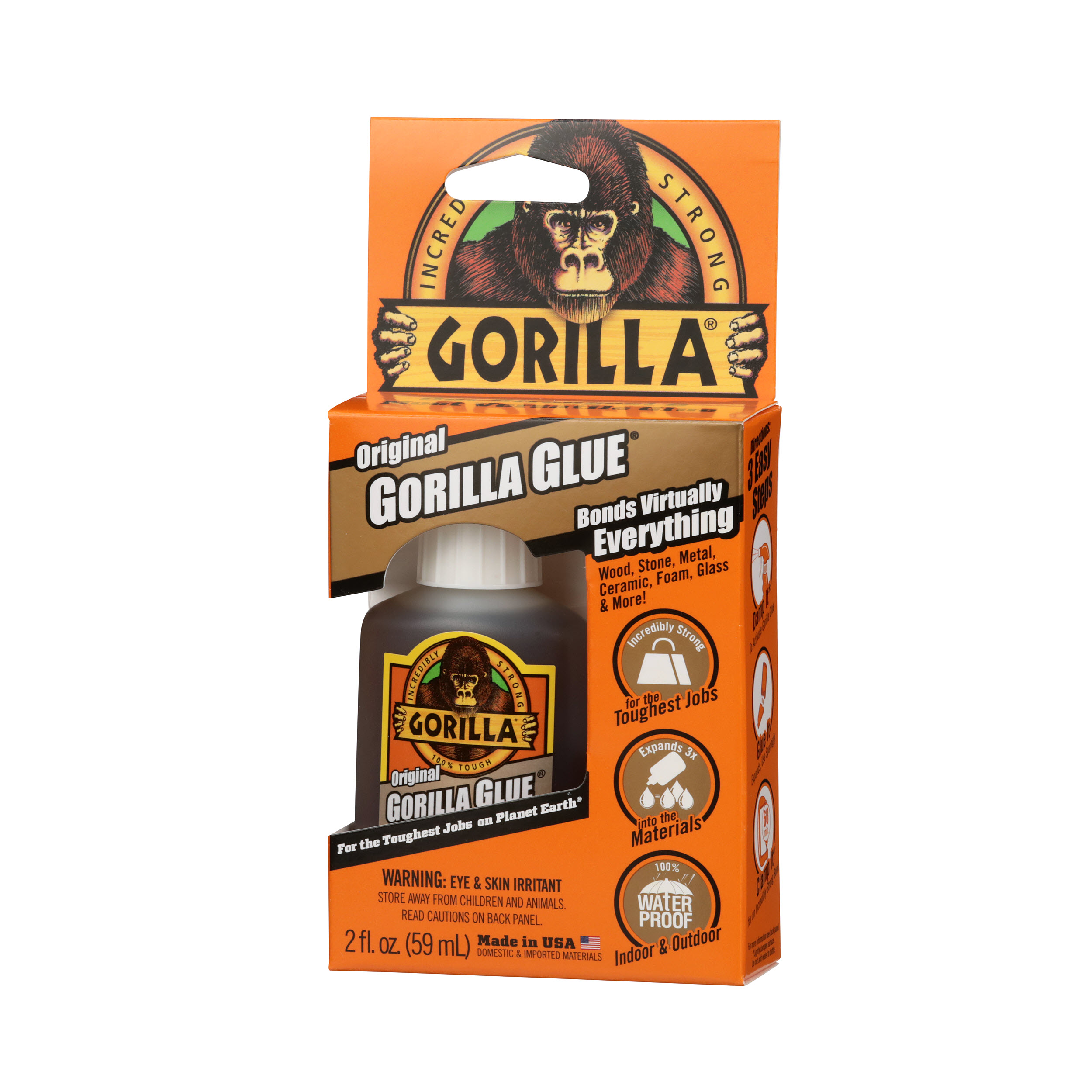 The Gorilla Glue 50002 2 oz Counter & Shelf Display, 16 Piece