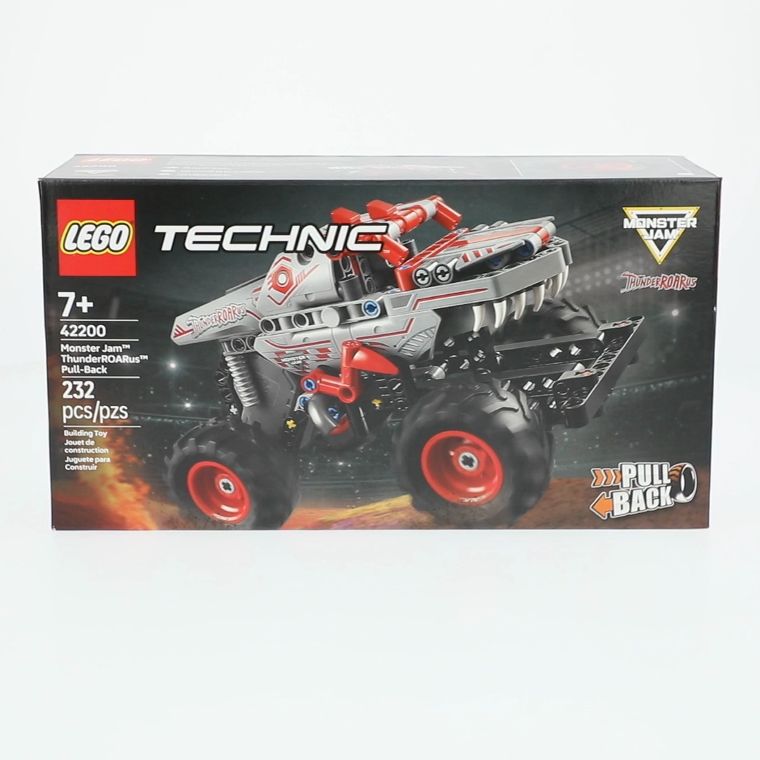 A8　くるくるフォージントイ3点イセット　バードトイ　難易度高め⭐⭐ LEGO, Tech Monster Jam ThunderROARus Pull-Back Monster Truck