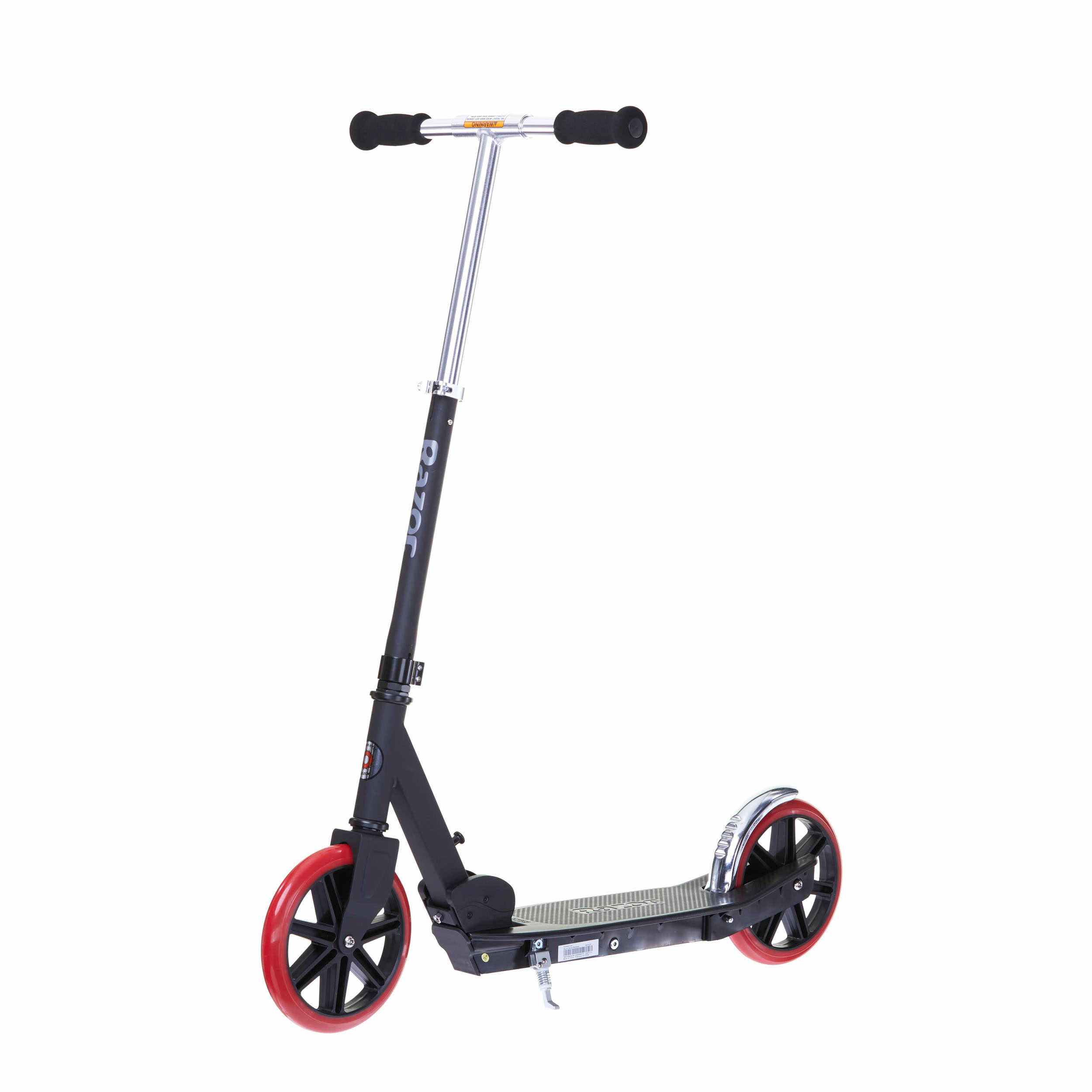 Razor Carbon Lux Kick Scooter - Red/Black, Spoked Large Wheels