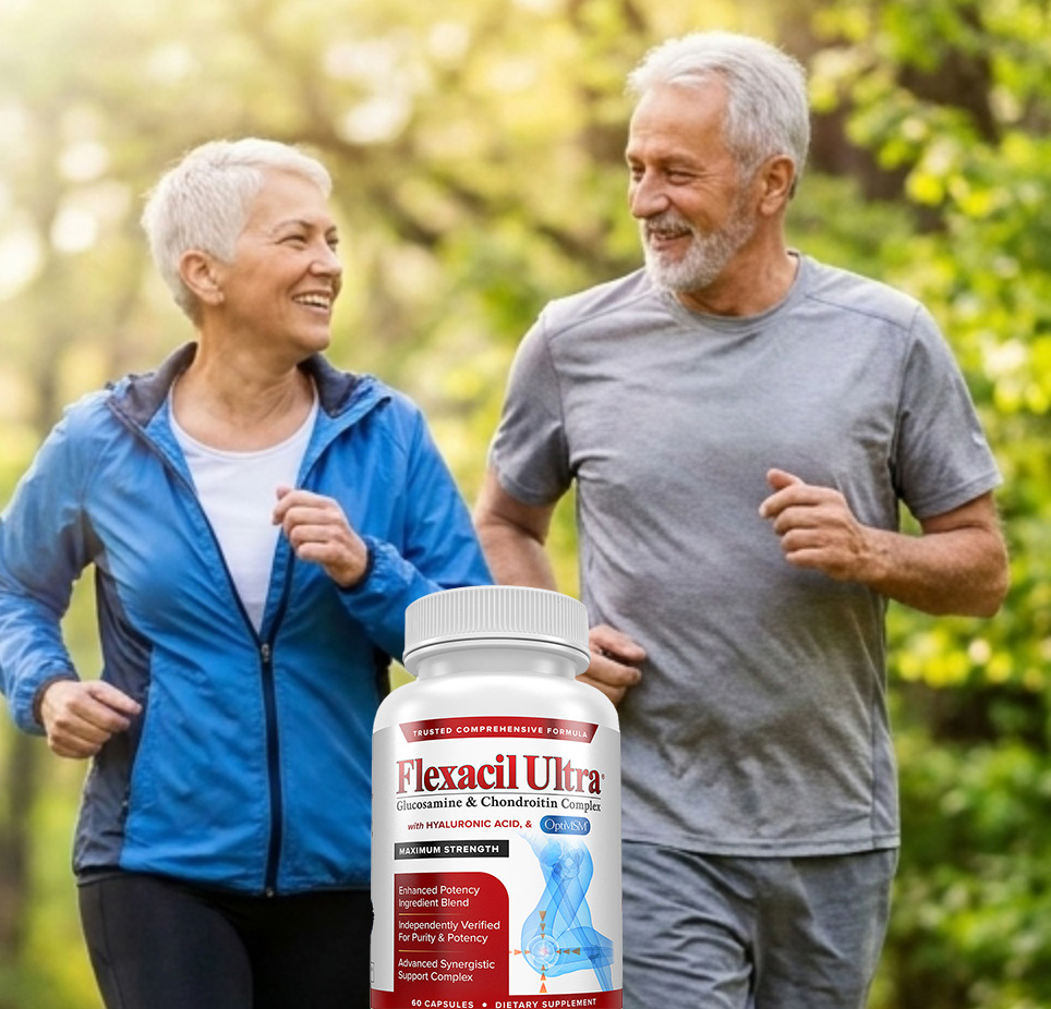 thumbnail video image 2 of Flexacil Ultra (2 Bottles) Joint Support Supplement with Glucosamine, Chondroitin & MSM, 120 caps, 2 of 13