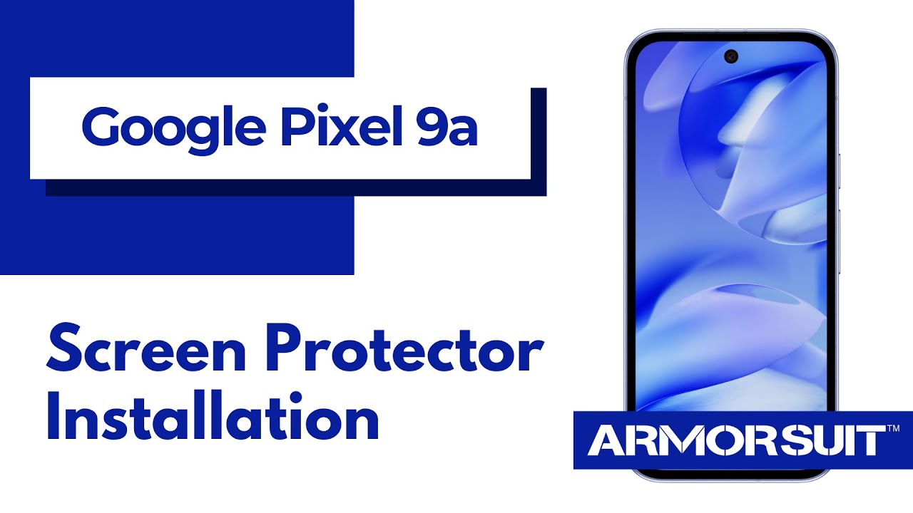 thumbnail video image 2 of ArmorSuit 2 Pack for Google Pixel 9a Screen Protector Case Friendly MilitaryShield HD Clear Film - Made in USA, 2 of 8