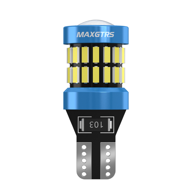 thumbnail video image 2 of MAXGTRS 2x T15 W16W 921 912 LED 4014+3030 6000K Bulb Backup Car Reversing Light Backup Canbus Turn Signal Lamp, 2 of 11