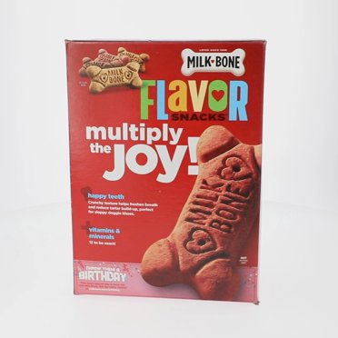Milk-Bone Flavor Snacks Large Dog Biscuits – Crunchy Treats, 60 Oz Box