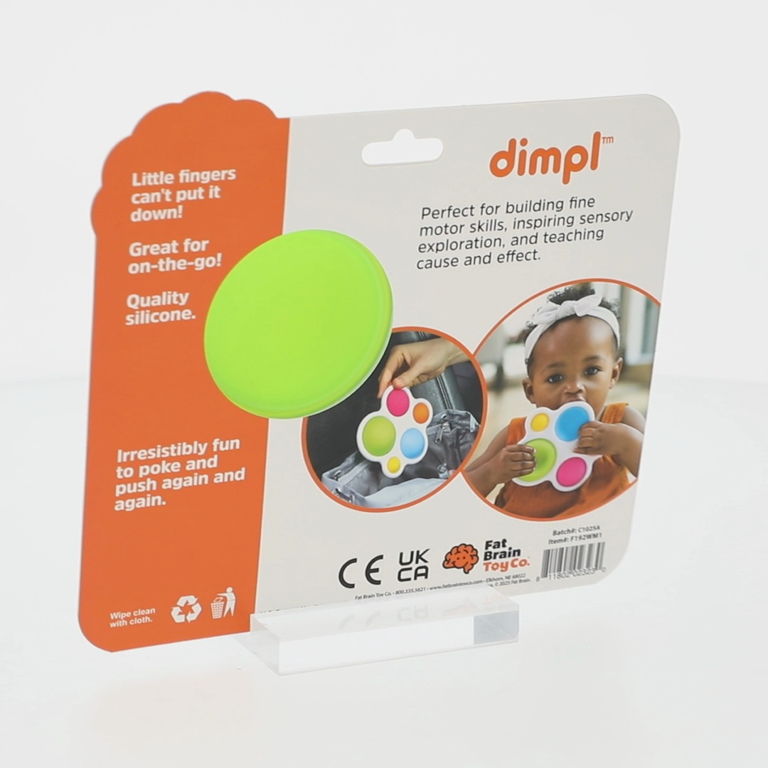 Dimpl Fat Brain Toys - Jouet Sensoriel de Manipulation pour Bébés 10+ mois