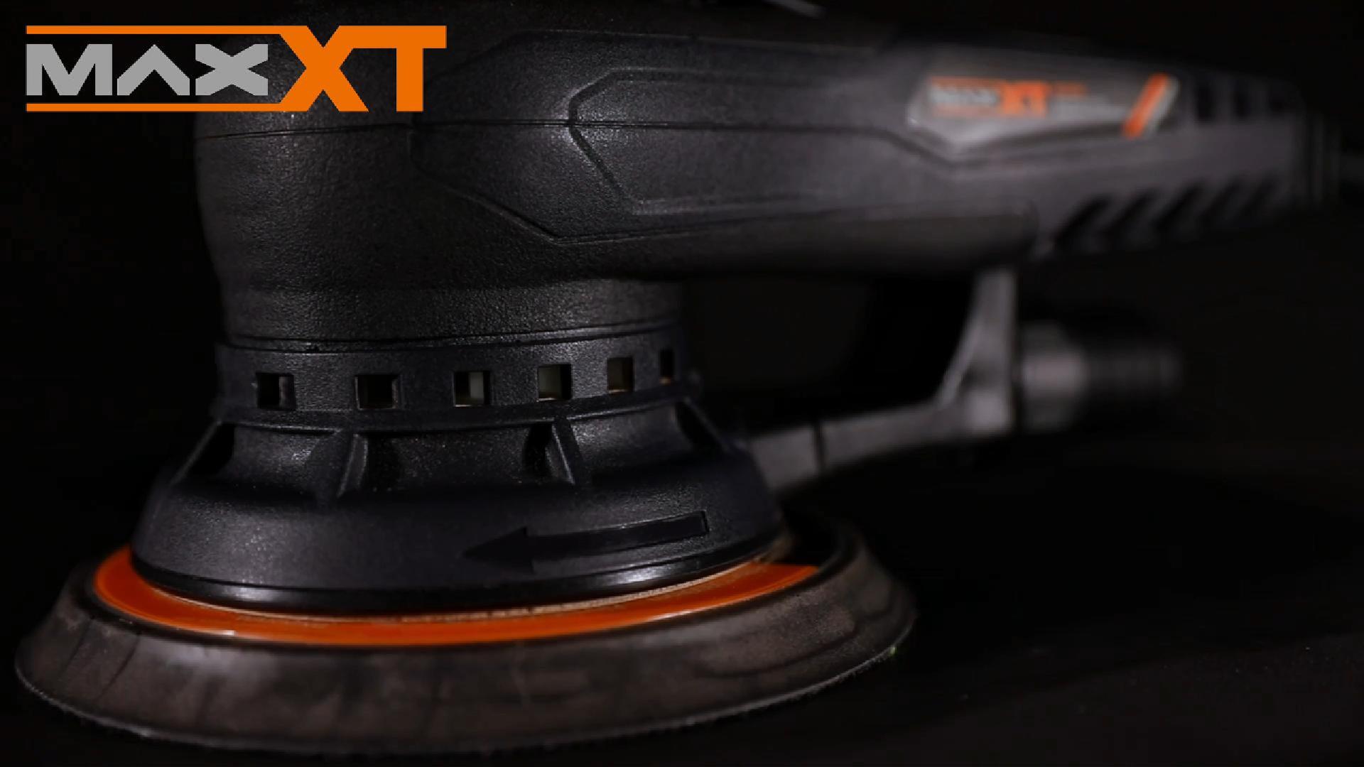 thumbnail video image 2 of MAXXT Electric Palm Random Orbital Sander with Brushless Motor, 5&6Inch Sanding Pads, Central Vacuum, Sanders for Woodworking, 2 of 10