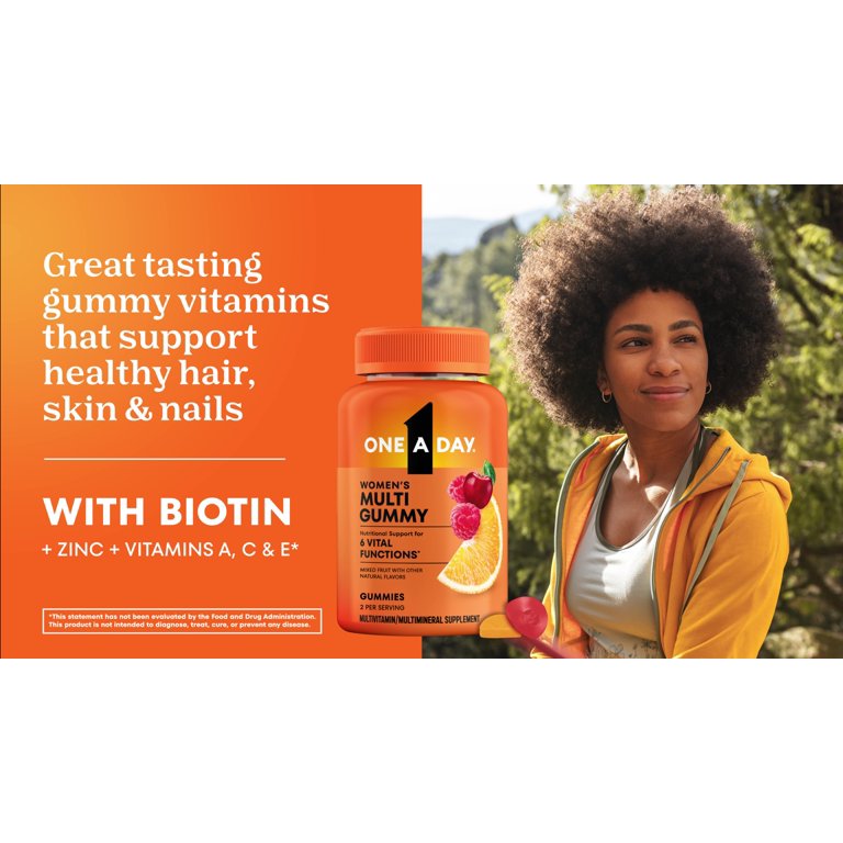 One A Day Women's Gummy Multivitamin, Multivitamins for Women, 80 Ct