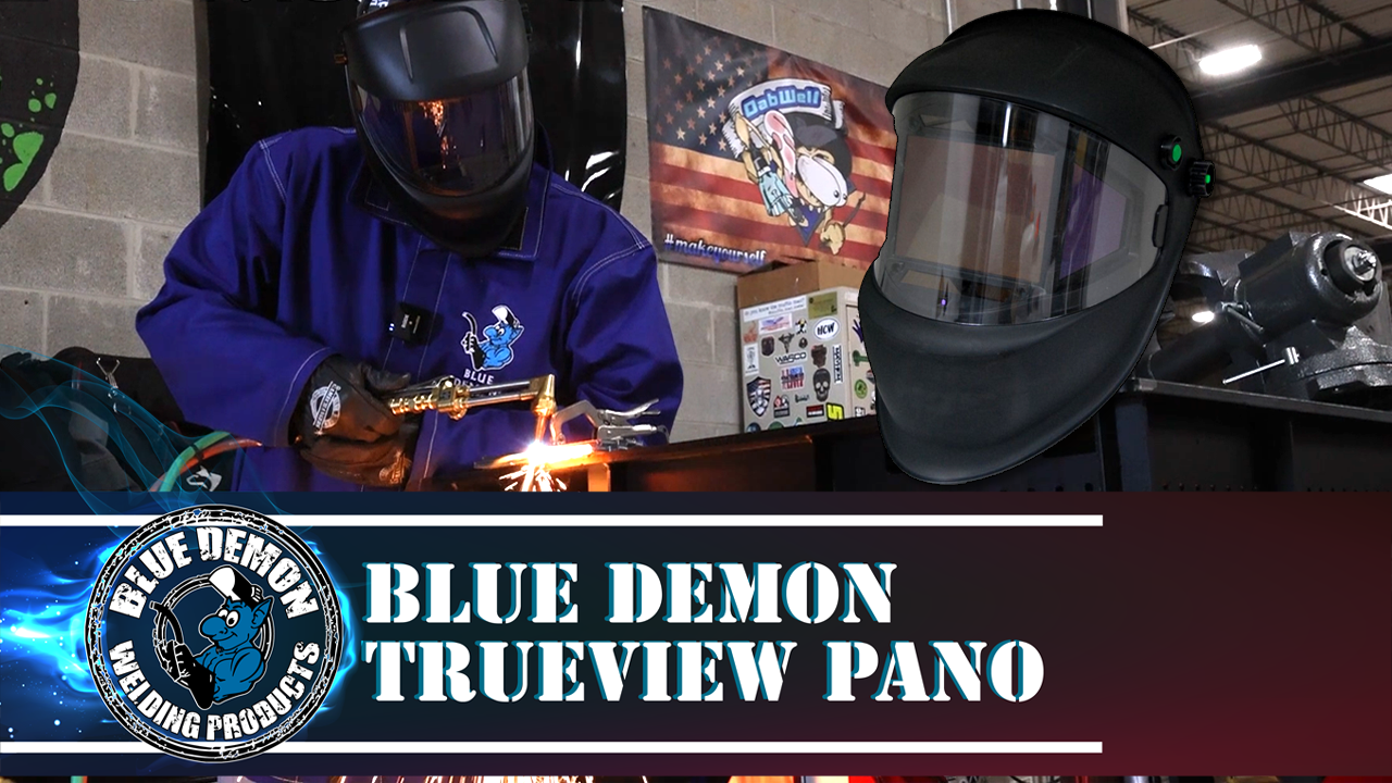 thumbnail video image 2 of Blue Demon Trueview PANO Welding Helmet, 2 of 5