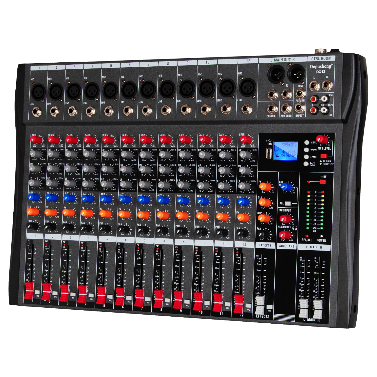 Amazon.com: Depusheng PA12 Professional Audio Mixer Sound