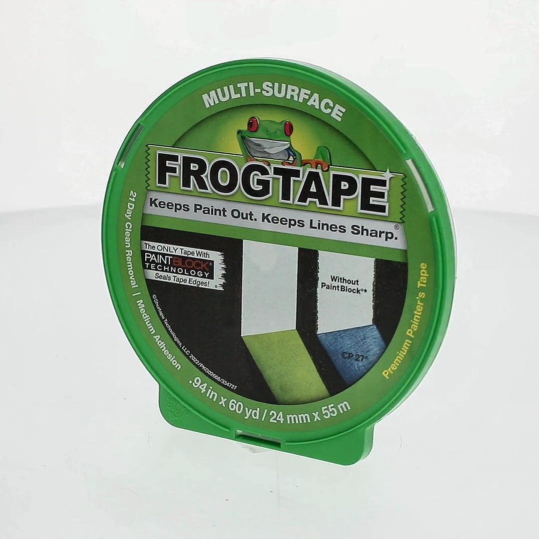 FrogTape Multi-Surface Painter's Tape, 0.94 in. x 60 yd., Green
